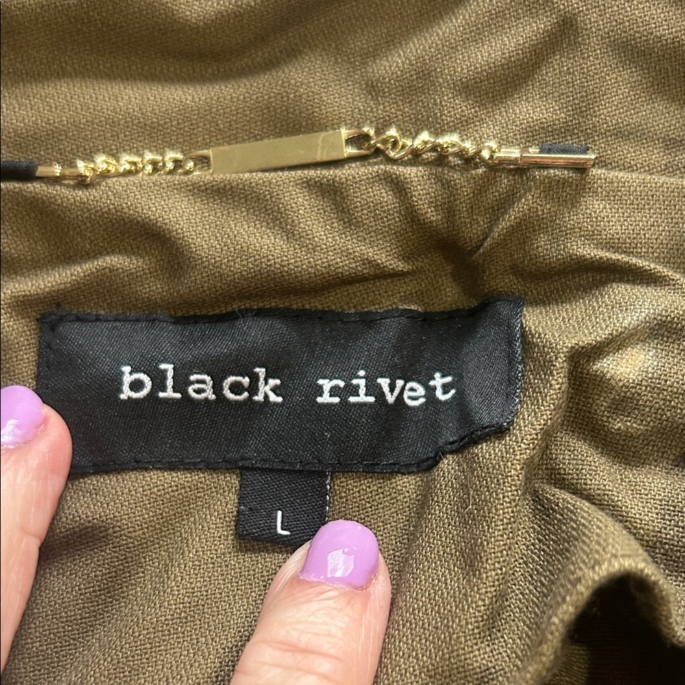 Olive & Black Utility Jacket - women - Picture 2 of 14